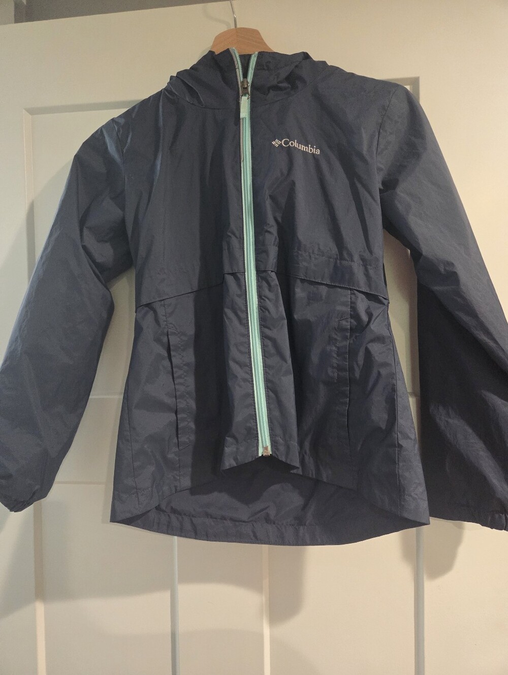 Girls Columbia Fleece Lined Raincoat